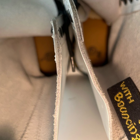 Dr Martens 1914 14 Eyelet White Leather Combat Boots Unisex Women’s 9 Men’s 8 - Picture 13 of 14